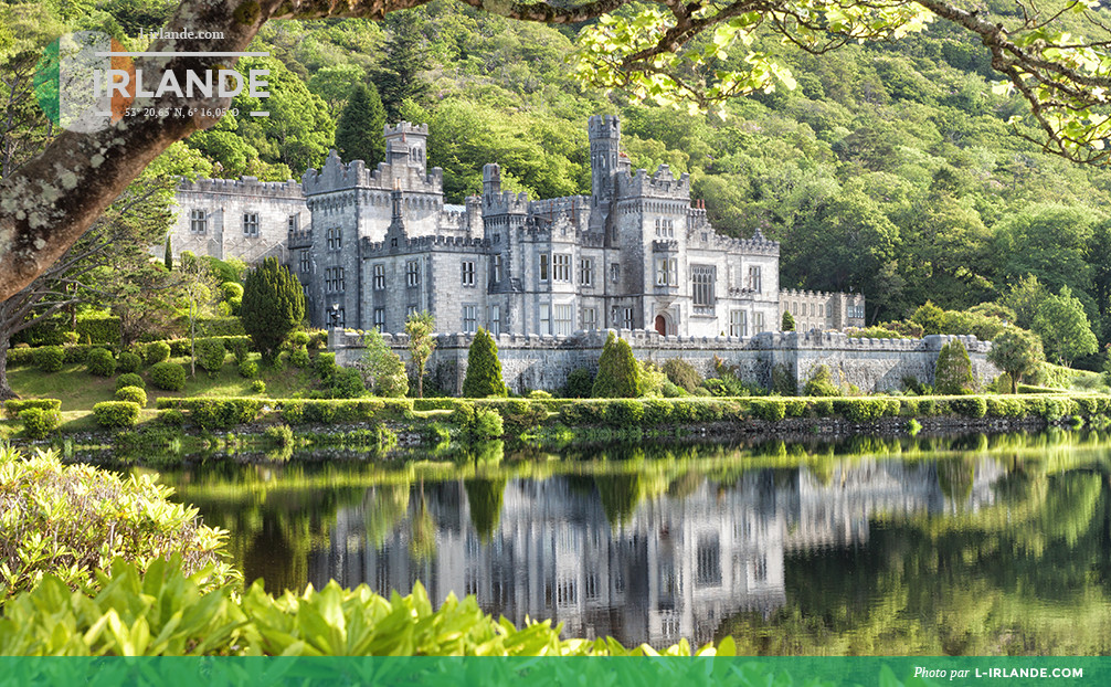 Abbaye de Kylemore à Connemara sur le comté de Galway